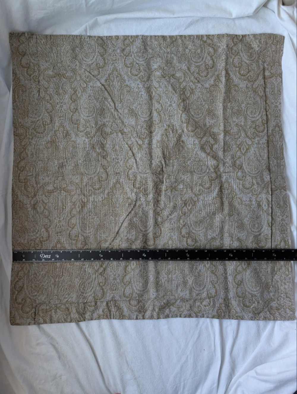 Restoration Hardware Paisley Italien Block Print Cotton Euro Pillow Covers -2